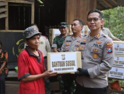 Kapolres Bondowoso bersama BPBD Meninjau Kondisi Gunung Raung