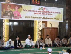 Polres Bondowoso, Adakan Kegiatan Santuni Anak Yatim dan Do’a Bersama di 10 Muharram 1444 Hijriyah