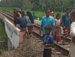 Tiga Warga Desa Sumber Lesung Tertabrak Kereta Api Satu Minggal Dunia