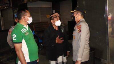 Bersama Dandim 1611/Badung, Kapolresta Denpasar Pimpin Patroli Di Kawasan Kuta