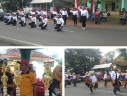 Meriah! Desa Kembiritan Semarakkan HUT RI Ke-77, Dengan Aplikasi Ladak dan Gerak Jalan