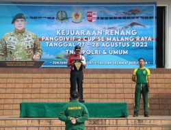 Irdivif 2 Kostrad Buka Jalannya Kejuaraan Renang Pangdivif 2 Kostrad Cup se-Malang Raya