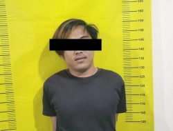 Unit Reskrim Polsek Wagir Amankan Tersangka Pengguna Sabu-Sabu