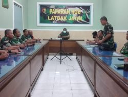 Kodim 0822 Bondowoso Gelar RGB Latbakjatri Triwulan III Tahun 2022