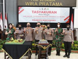 Kowad Kodim 0825 Hadiri Acara Hut Polwan Ke-74 Di Polresta Banyuwangi