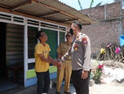 Kapolres Bondowoso Meninjau Langsung dan Berikan Bantuan Sembako Kepada Korban Puting Beliung