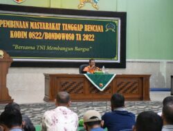 Kodim 0822 Bondowoso Gelar Pembinaan Tanggap Bencana Bagi Masyarakat
