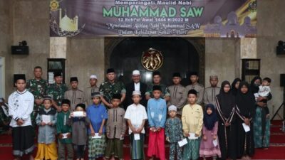 Wujud Kecintaan Kepada Rasulullah, Divif 2 Kostrad Peringati Maulid Nabi Muhammad SAW