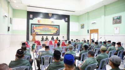 Keluarga Besar Kodim 0822 Bondowoso Memperingati Maulid Nabi Muhammad SAW 1444 H