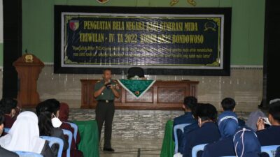 Kodim Bondowoso Gelar Penguatan Bela Negara Bagi Generasi Muda