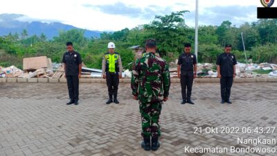 Babinsa Koramil 0822/01 Bondowoso Bekali Pelatihan Satpam City Mall