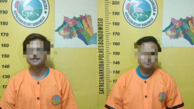 Sat Resnarkoba Polres Bondowoso, Berhasil Mengamankan 2 Pemuda Lagi Asyik Nyabu