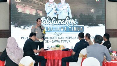 Jalin Komunikasi, Kapolda Jatim Silaturahmi dengan Pimred dan Kabiro Media
