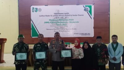 Pasi Intel Kodim 0822, Hadiri Kegiatan Traning Raya Latihan Kader 2 HMI Mahasiswa Islam Cabang Bondowoso – Situbondo