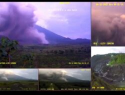 Gunung Semeru 1 Kali Gempa Awan Panas Guguran Dengan Amplitudo 40 mm