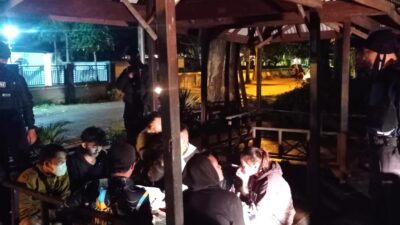 Tim Tangkal Satsamapta Polres Bondowoso Patroli Kantibmas