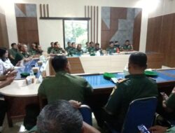 Pelatian Stunting Secara Virtual yang Digelar di Ruang Parikesit Kodim 0822 Bondowoso