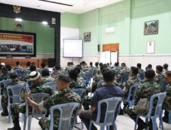 Prajurit Kodim 0822 Mengikuti Do’a bersama Lintas Agama Merupakan Wujud Kebersamaan Antara Umat Beragama