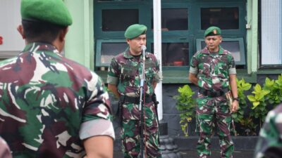 Kodim 0822 Bondowoso Gelar Upacara Anggota Purna Tugas Satgas Apter