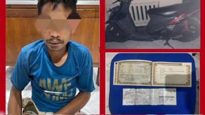 Pelaku Pencurian Sepeda Motor, Dibekuk Satreskrim Polres Bondowoso