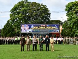 Dandim 0822 Bondowoso Hadiri Apel Gelar Pasukan Operasi Keselamatan Semeru 2023