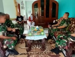 Wujud Kepedulian, Dandim 0822 Bondowoso Jenguk Anggota Sakit