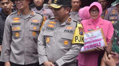 Kapolda Jatim Tinjau Langsung Lokasi Banjir Bandang di Ijen Bondowoso