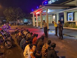 Sat Samapta Polres Bondowoso Berhasil Amankan 57 Unit Kendaraan Berknalpot Brong