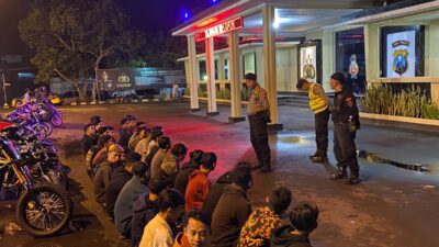 Sat Samapta Polres Bondowoso Berhasil Amankan 57 Unit Kendaraan Berknalpot Brong