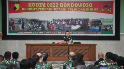 Dandim 0822 Bondowoso, Jam Komandan Merupakan Salah Satu Pemberian Informasi