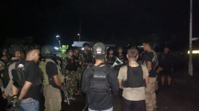 Satgas Pamtas Mobile Yonif Raider 514/SY Laksanakan Patroli Gabungan TNI-POLRI