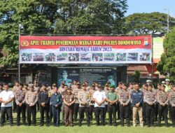 Kapolres Bondowoso Pimpin Apel Tradisi Penerimaan Bintara Remaja Baru Tahun 2023