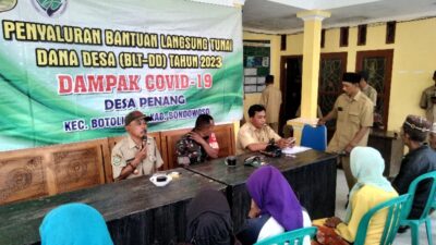 Pemerintah Desa Penang Bondowoso Salurkan BLT-DD Tahun Anggaran 2023