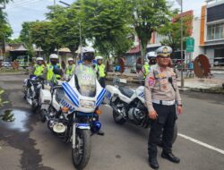 Sat Lantas Polres Bondowoso Patroli di Terminal Kota Guna Keamanan Menjelang Arus Mudik Lebaran