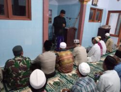 Babinsa Koramil Tegalampel Bondowoso Ikuti Safari Ramadhan Bersama Muspika