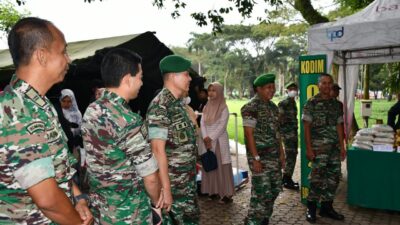 Dandim 0822 Bondowoso Kunjungi Bazar Murah Ramadhan