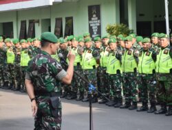 Apel Keberangkatan Cuti, Ini Pesan Dandim 0822 Bondowoso