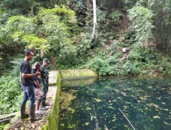 Guna Memastikan Kebutuhan Warganya Tetap Berjalan Lancar, Babinsa Koramil 0822/15 Ijen Bondowoso Cek Sumber Air