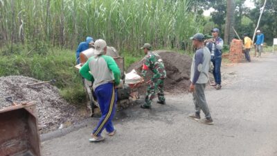 Kodim 0822 Bondowoso Tandai Program TMMD 116 dengan 4 Gapura