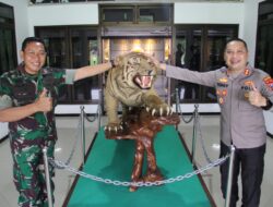 Perkuat Sinergitas TNI – Polri Kapolres Kediri Kota Kunjungi Markas Brigif 16 Wirayudha