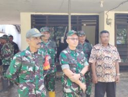 Dandim 0822 Bondowoso Sambangi Rumah Penginapan Satgas TMMD 116