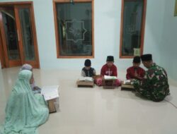 Satgas TMMD 116 Bondowoso, “Siang Bekerja Malam Ajarkan Mengaji”