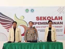 Pesan Kapolres Sumenep Saat Menjadi Narasumber Sekolah Kepemimpinan di BEM STKIP