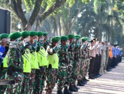 Mayor Inf Teguh berpesan, “Upacara 17 Bulan Juni, Jaga Stabilitas dan Keamanan Bondowoso