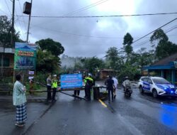 Polres Malang Terapkan Pengalihan Arus Lalu Lintas Hindari Longsor Jalur Pronojiwo – Lumajang