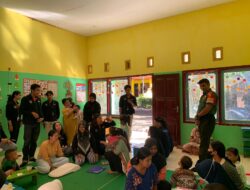 Babinsa Koramil 0822/05 Wwringin Bondowoso Mendampingi MMD Unibraw Kegiatan Posyandu