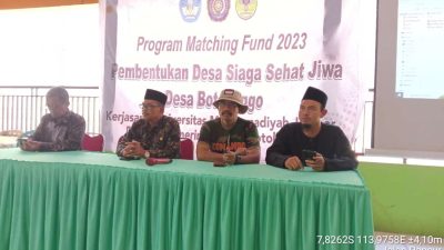 Pemdes Botolinggo Gandeng UMJ Gelar Pembentukan Desa Siaga Sehat Jiwa