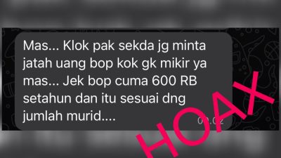 Sekda Bondowoso Minta Segera Melapor Apabila Ada Pungli di Sekolah