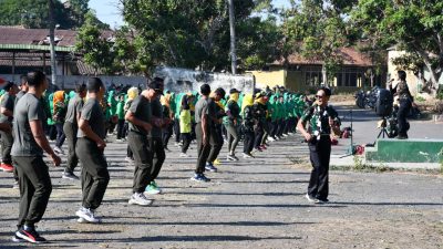 Jum’at Sehat, Kodim 0822 Bondowoso Gelar Senam Bersama