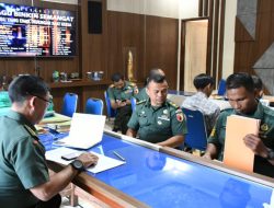 Irdam V/Brawijaya Pimpin Taklimat Akhir Wasrik Current Audit Kodim 0822 Bondowoso